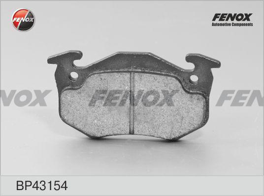 Fenox BP43154 - Комплект спирачно феродо, дискови спирачки vvparts.bg