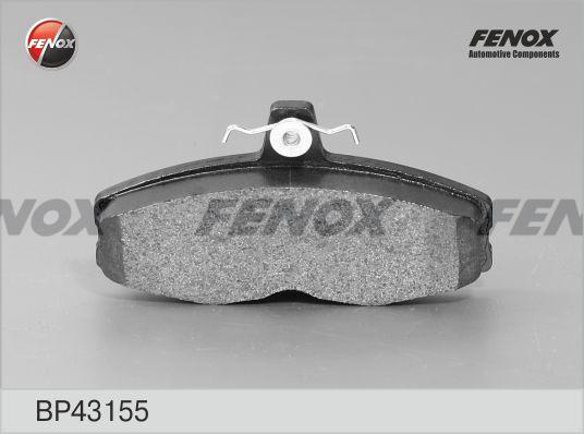 Fenox BP43155 - Комплект спирачно феродо, дискови спирачки vvparts.bg