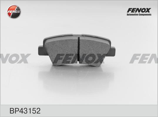 Fenox BP43152 - Комплект спирачно феродо, дискови спирачки vvparts.bg