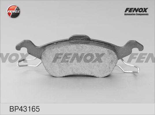 Fenox BP43165 - Комплект спирачно феродо, дискови спирачки vvparts.bg