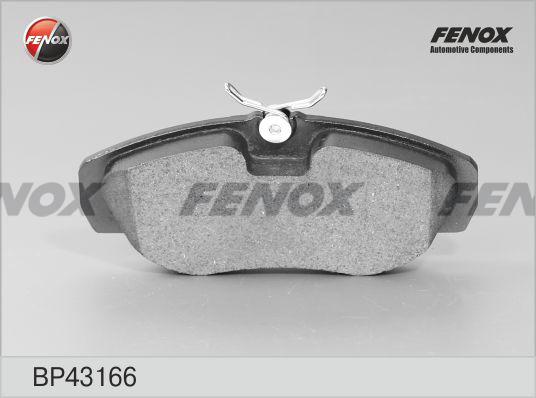 Fenox BP43166 - Комплект спирачно феродо, дискови спирачки vvparts.bg