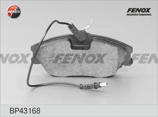 Fenox BP43168 - Комплект спирачно феродо, дискови спирачки vvparts.bg
