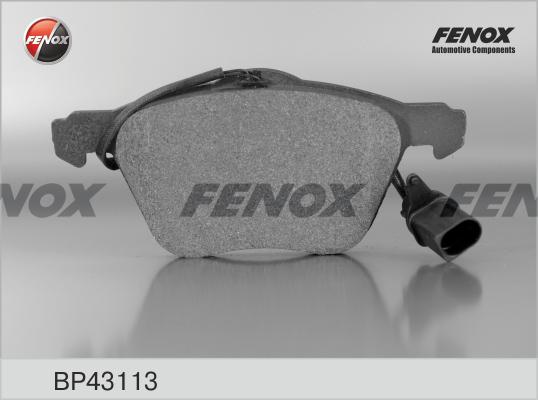 Fenox BP43113 - Комплект спирачно феродо, дискови спирачки vvparts.bg