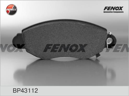 Fenox BP43112 - Комплект спирачно феродо, дискови спирачки vvparts.bg