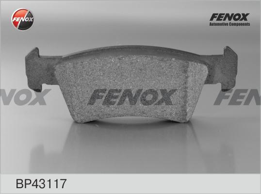 Fenox BP43117 - Комплект спирачно феродо, дискови спирачки vvparts.bg