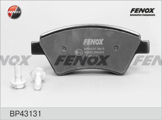 Fenox BP43131 - Комплект спирачно феродо, дискови спирачки vvparts.bg