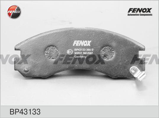 Fenox BP43133 - Комплект спирачно феродо, дискови спирачки vvparts.bg