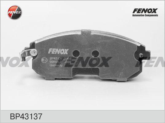 Fenox BP43137 - Комплект спирачно феродо, дискови спирачки vvparts.bg