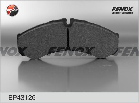 Fenox BP43126 - Комплект спирачно феродо, дискови спирачки vvparts.bg