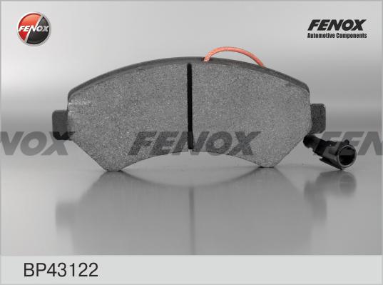 Fenox BP43122 - Комплект спирачно феродо, дискови спирачки vvparts.bg
