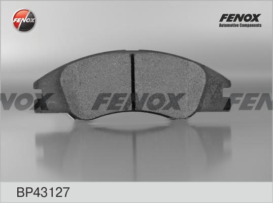 Fenox BP43127 - Комплект спирачно феродо, дискови спирачки vvparts.bg