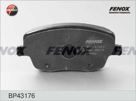 Fenox BP43176 - Комплект спирачно феродо, дискови спирачки vvparts.bg