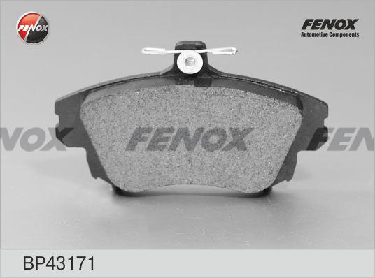 Fenox BP43171 - Комплект спирачно феродо, дискови спирачки vvparts.bg