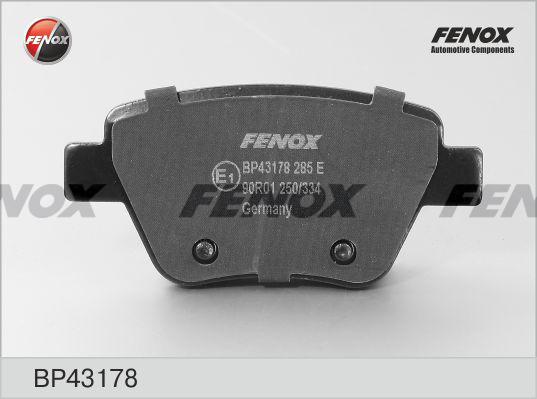 Fenox BP43178 - Комплект спирачно феродо, дискови спирачки vvparts.bg