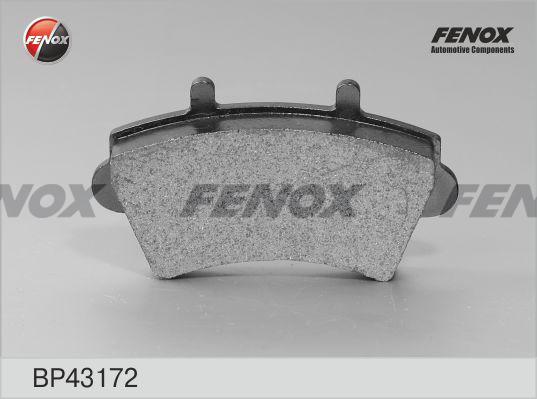 Fenox BP43172 - Комплект спирачно феродо, дискови спирачки vvparts.bg