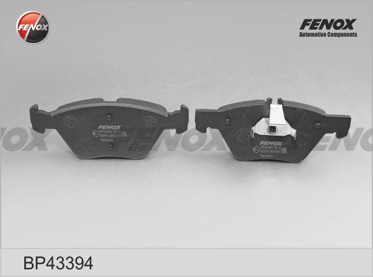 Fenox BP43394 - Комплект спирачно феродо, дискови спирачки vvparts.bg