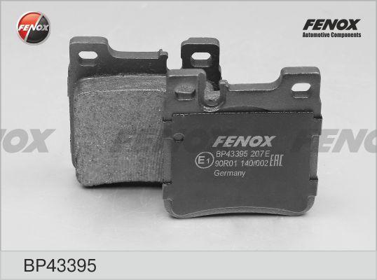 Fenox BP43395 - Комплект спирачно феродо, дискови спирачки vvparts.bg