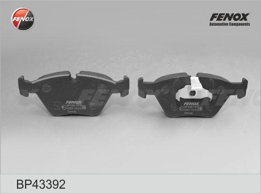 Fenox BP43392 - Комплект спирачно феродо, дискови спирачки vvparts.bg