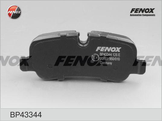 Fenox BP43344 - Комплект спирачно феродо, дискови спирачки vvparts.bg