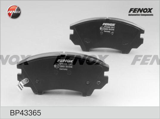 Fenox BP43365 - Комплект спирачно феродо, дискови спирачки vvparts.bg