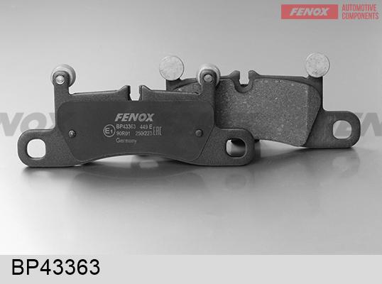 Fenox BP43363 - Комплект спирачно феродо, дискови спирачки vvparts.bg