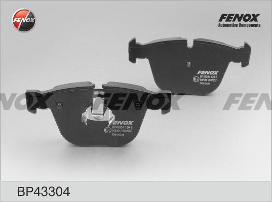 Fenox BP43304 - Комплект спирачно феродо, дискови спирачки vvparts.bg