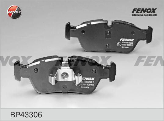 Fenox BP43306 - Комплект спирачно феродо, дискови спирачки vvparts.bg