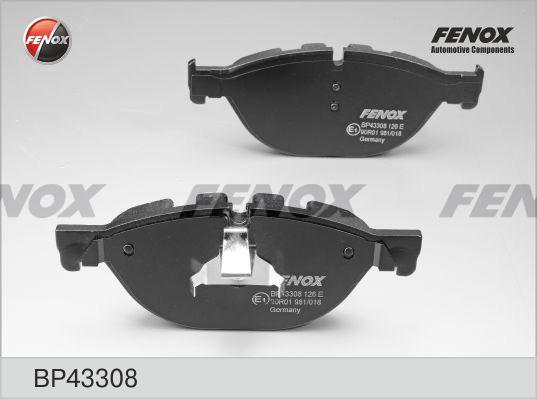 Fenox BP43308 - Комплект спирачно феродо, дискови спирачки vvparts.bg
