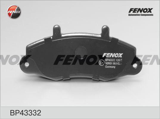 Fenox BP43332 - Комплект спирачно феродо, дискови спирачки vvparts.bg