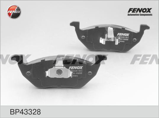 Fenox BP43328 - Комплект спирачно феродо, дискови спирачки vvparts.bg