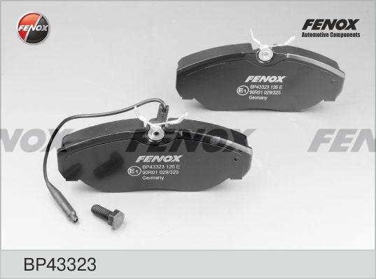 Fenox BP43323 - Комплект спирачно феродо, дискови спирачки vvparts.bg