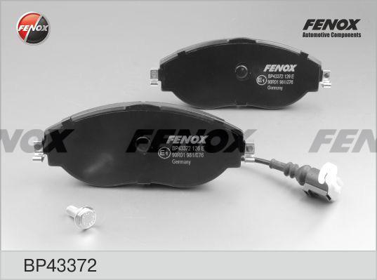 Fenox BP43372 - Комплект спирачно феродо, дискови спирачки vvparts.bg