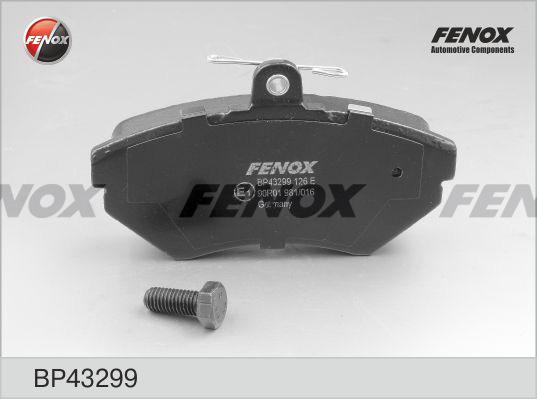 Fenox BP43299 - Комплект спирачно феродо, дискови спирачки vvparts.bg