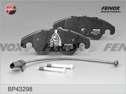 Fenox BP43298 - Комплект спирачно феродо, дискови спирачки vvparts.bg