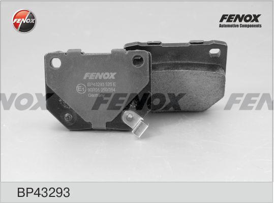 Fenox BP43293 - Комплект спирачно феродо, дискови спирачки vvparts.bg