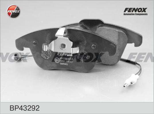 Fenox BP43292 - Комплект спирачно феродо, дискови спирачки vvparts.bg