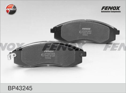 Fenox BP43245 - Комплект спирачно феродо, дискови спирачки vvparts.bg