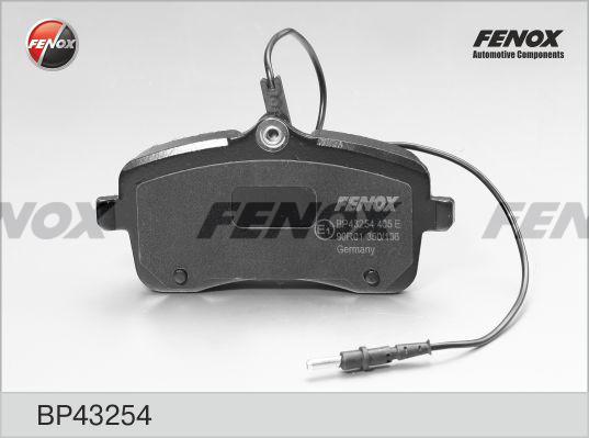 Fenox BP43254 - Комплект спирачно феродо, дискови спирачки vvparts.bg