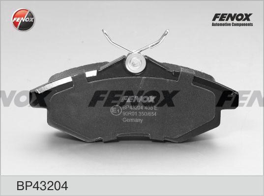 Fenox BP43204 - Комплект спирачно феродо, дискови спирачки vvparts.bg