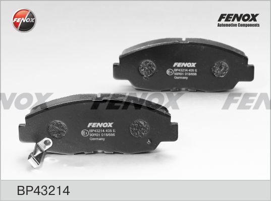 Fenox BP43214 - Комплект спирачно феродо, дискови спирачки vvparts.bg