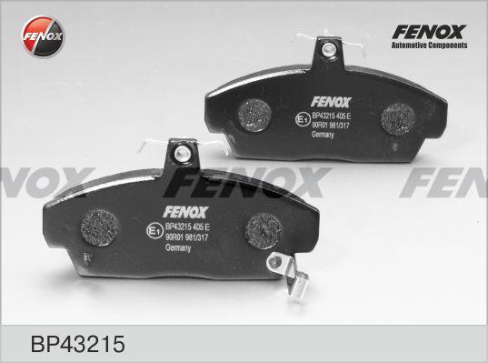 Fenox BP43215 - Комплект спирачно феродо, дискови спирачки vvparts.bg