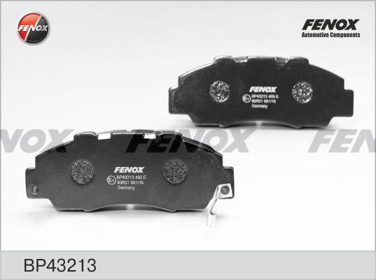 Fenox BP43213 - Комплект спирачно феродо, дискови спирачки vvparts.bg