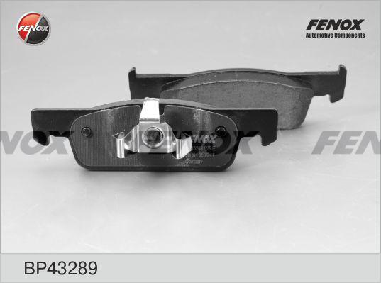 Fenox BP43289 - Комплект спирачно феродо, дискови спирачки vvparts.bg