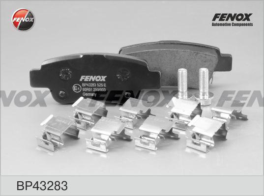 Fenox BP43283 - Комплект спирачно феродо, дискови спирачки vvparts.bg