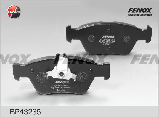 Fenox BP43235 - Комплект спирачно феродо, дискови спирачки vvparts.bg