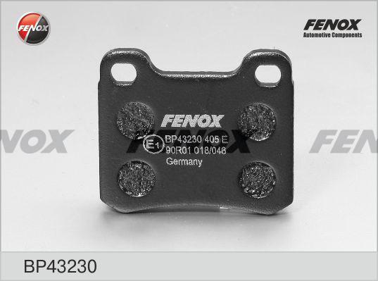 Fenox BP43230 - Комплект спирачно феродо, дискови спирачки vvparts.bg