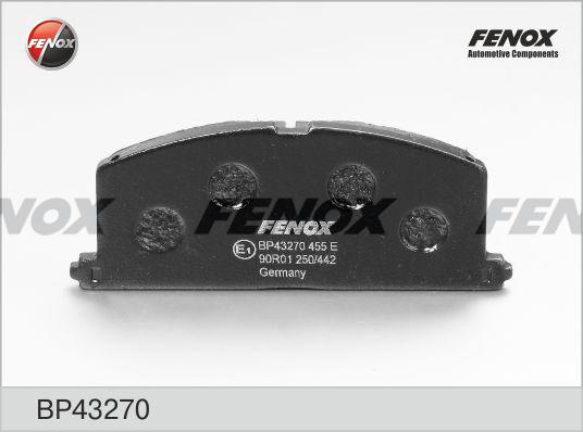 Fenox BP43270 - Комплект спирачно феродо, дискови спирачки vvparts.bg