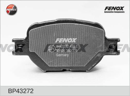 Fenox BP43272 - Комплект спирачно феродо, дискови спирачки vvparts.bg