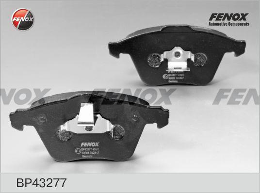 Fenox BP43277 - Комплект спирачно феродо, дискови спирачки vvparts.bg