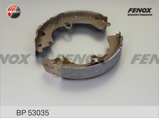 Fenox BP53035 - Комплект спирачна челюст vvparts.bg